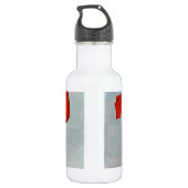 Kurdisch Santa Edelstahlflasche (Rückseite)