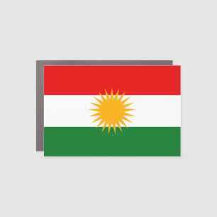 Kurdische Flagge Auto Magnet