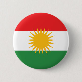Kurdische Flagge Button