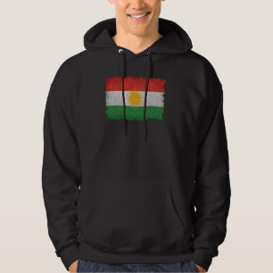 kurdische Flagge Kurdistans Hoodie