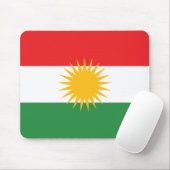 Kurdische Flagge Mousepad (Mit Mouse)