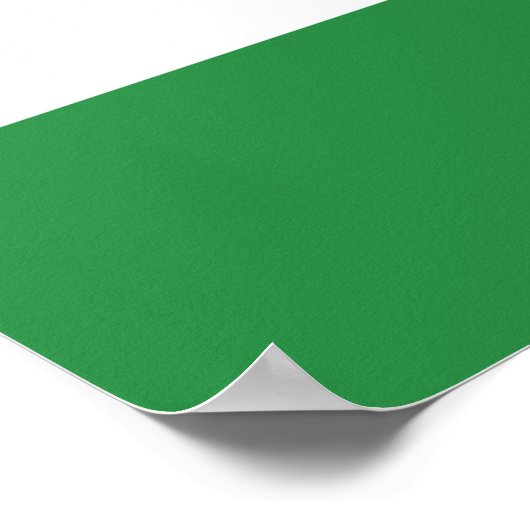 Kurdische Flagge Poster (Ecke)