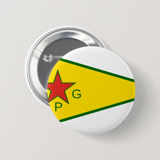 Kurdische Freiheits-Kämpfer Button (Vorne & Hinten)