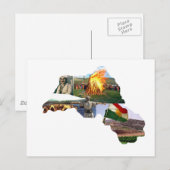 kurdische Kultur Postkarte (Vorne/Hinten)