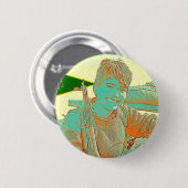 Kurdische Kunst 2 YPJ Kämpfers 3 Button (Vorne & Hinten)