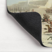 Kurdische und tatarische Krieger bei Sadar Abbat, Mousepad (Ecke)