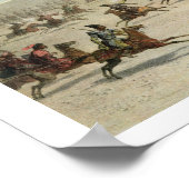 Kurdische und tatarische Krieger in Sadar Abbat, A Poster (Ecke)