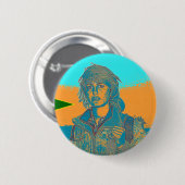 Kurdische YPJ-Kämpfer 6 Button (Vorne & Hinten)