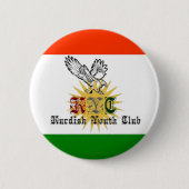 Kurdischer Jugend-Verein Button (Vorderseite)