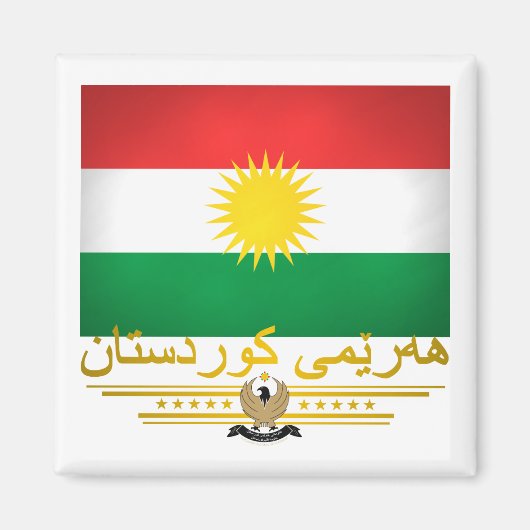 "Kurdischer Pride 2" Magnet (Vorne)