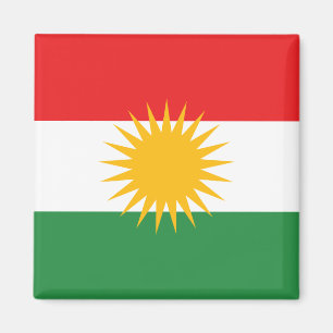 kurdisches Flaggenmagnet Magnet