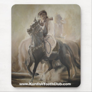Kurdisches Pferd, kurdisches Pferd Mousepad