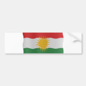 Kurdish flag autoaufkleber (Vorne)