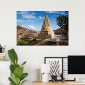 Kurdish Temple Building Poster (Heimbüro)
