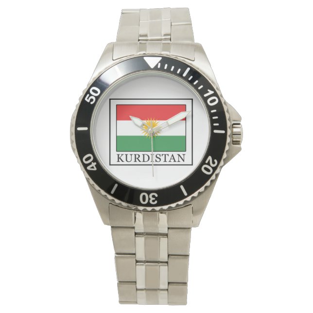 Kurdistan Armbanduhr (Vorderseite)