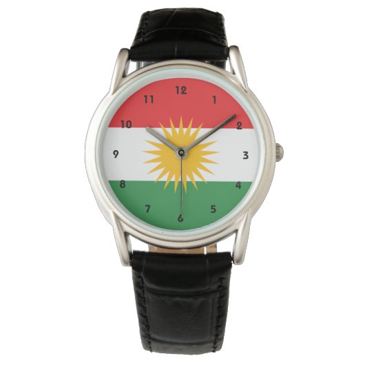 Kurdistan Armbanduhr (Vorderseite)