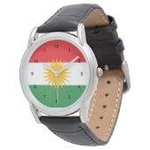 Kurdistan Armbanduhr (Schrägansicht)