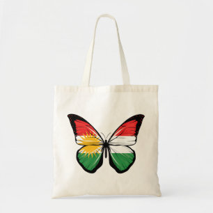 Kurdistan Butterfly Flag Tragetasche