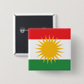 Kurdistan Button (Vorne & Hinten)