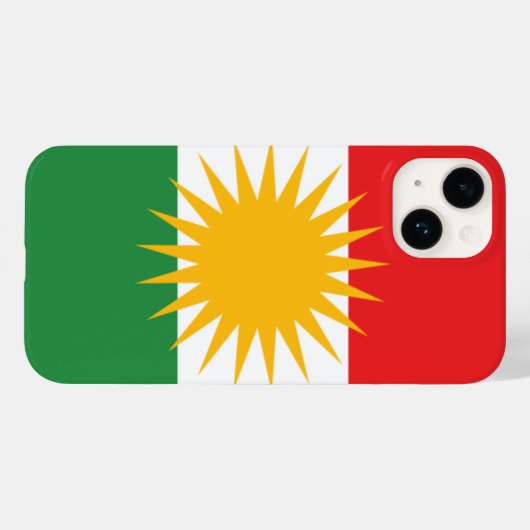 Kurdistan Case-Mate iPhone Hülle (Rückseite (Horizontal))