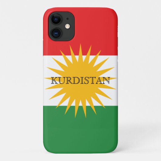 Kurdistan Case-Mate iPhone Hülle (Rückseite)