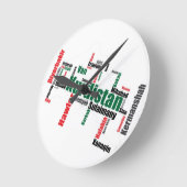 Kurdistan City Clock Runde Wanduhr (Winkel)