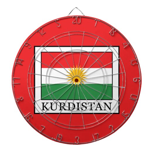 Kurdistan Dartscheibe (vorne)
