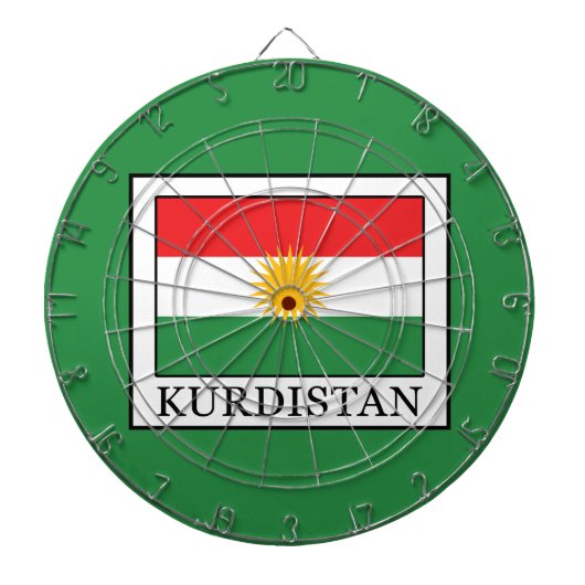Kurdistan Dartscheibe (vorne)