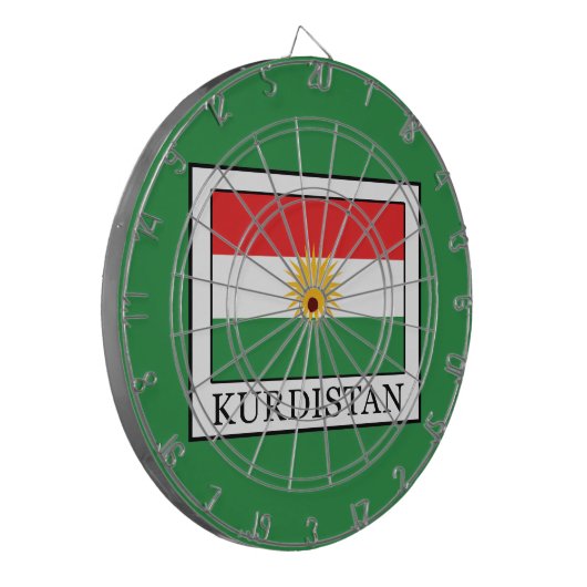 Kurdistan Dartscheibe (Vorderseite Links)