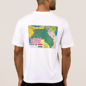 Kurdistan das Land der Kurden T-Shirt (Rückseite)