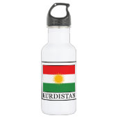 Kurdistan Edelstahlflasche (Vorderseite)