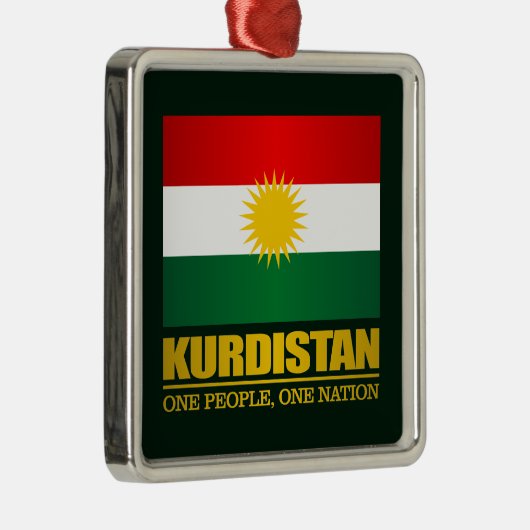 Kurdistan (ein Volk, eine Nation) Ornament Aus Metall (Rechts)