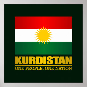 Kurdistan (ein Volk, eine Nation) Poster