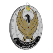 Kurdistan-Emblem Dartscheibe (Vorderseite Links)