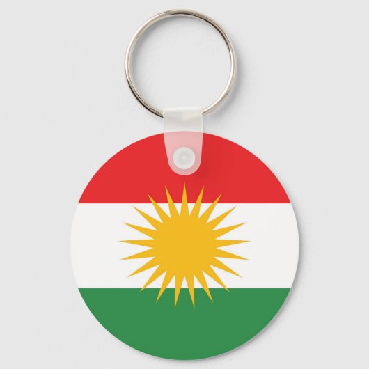 Kurdistan ethnic flag schlüsselanhänger (Vorderseite)