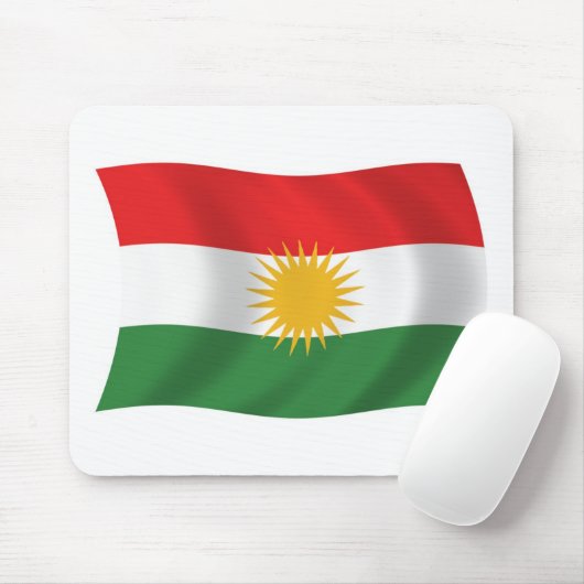 Kurdistan Flag Mousepad (Mit Mouse)