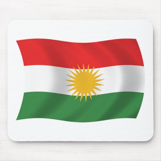 Kurdistan Flag Mousepad (Vorne)