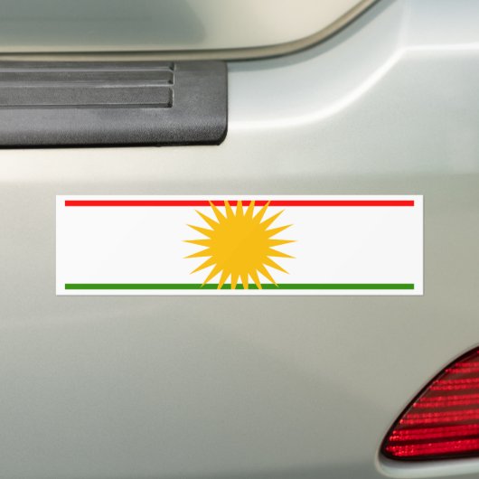 Kurdistan-Flagge Autoaufkleber (Auf Auto)