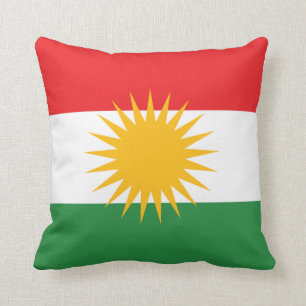 Kurdistan-Flagge Kissen