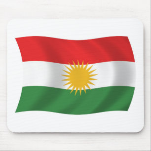 Kurdistan-Flagge-Mauspad Mousepad