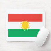 Kurdistan-Flagge Mousepad (Mit Mouse)