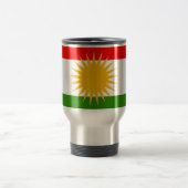 Kurdistan-Flagge Reisebecher (Mittel)