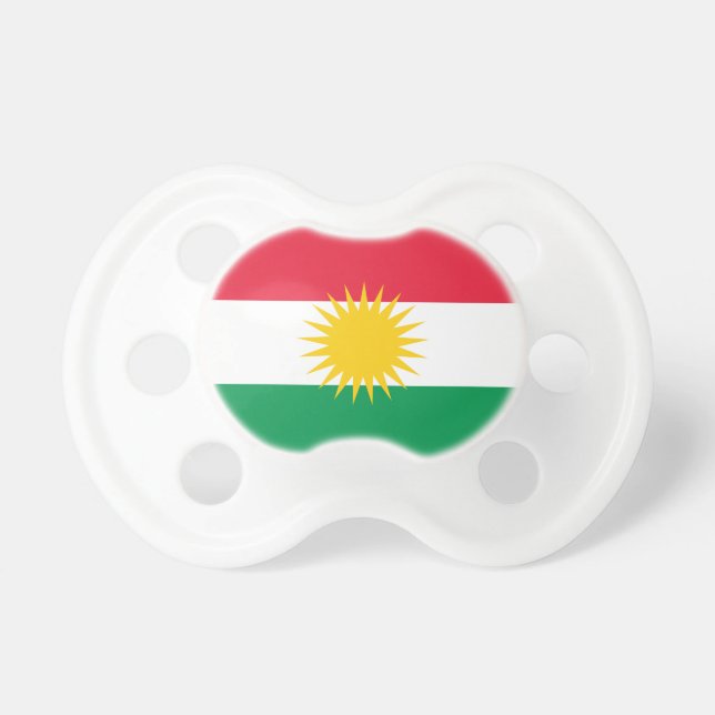 Kurdistan-Flagge Schnuller (Vorne)