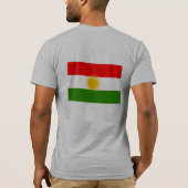 Kurdistan-Flagge T-Shirt (Rückseite)