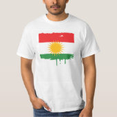 Kurdistan-Flagge T-Shirt (Vorderseite)