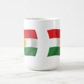Kurdistan-Flagge Tasse (Mittel)