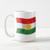 Kurdistan-Flagge Tasse (Links)