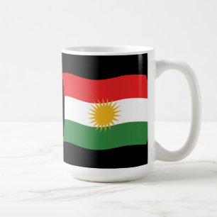 Kurdistan-Flagge Tasse