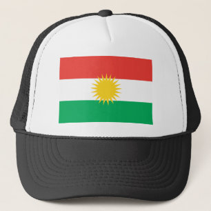 Kurdistan-Flaggen-Hut Truckerkappe
