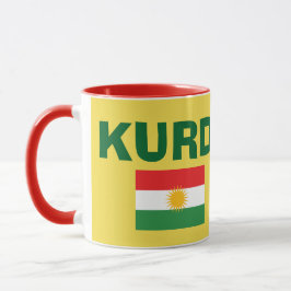 Kurdistan-Flaggen-Kaffee-Tasse Tasse